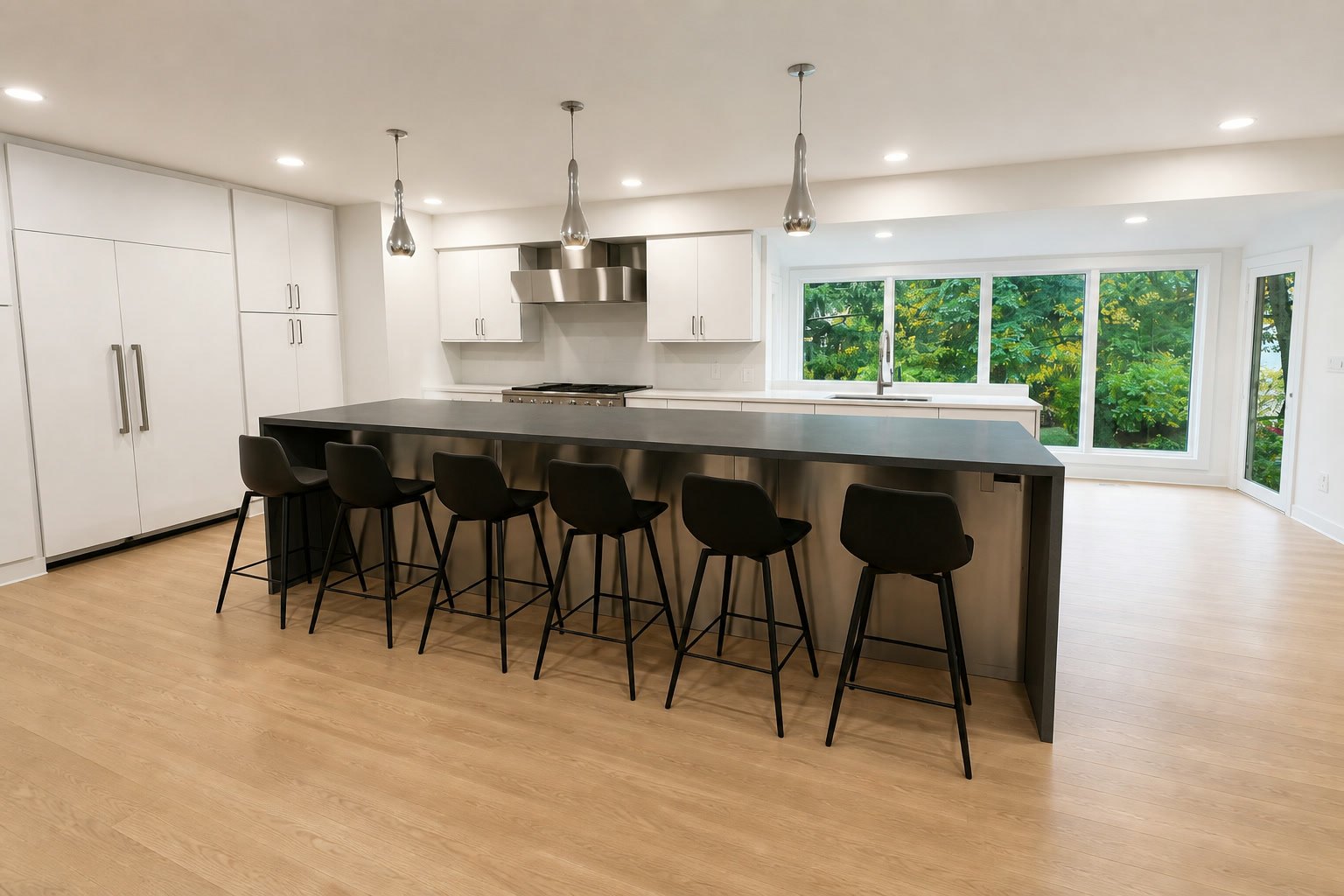 Breuder kitchen showing how living design translates into a finished room